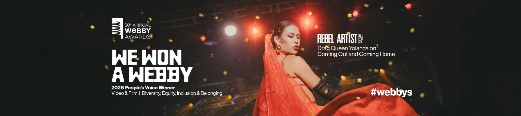 Webby Awards 2026 - Rebel Artist