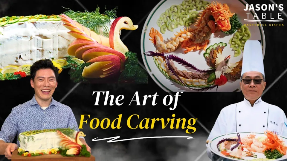The Art of Food Carving: Taiwanese Chef Makes Dragons Out of Vegetables Ep4