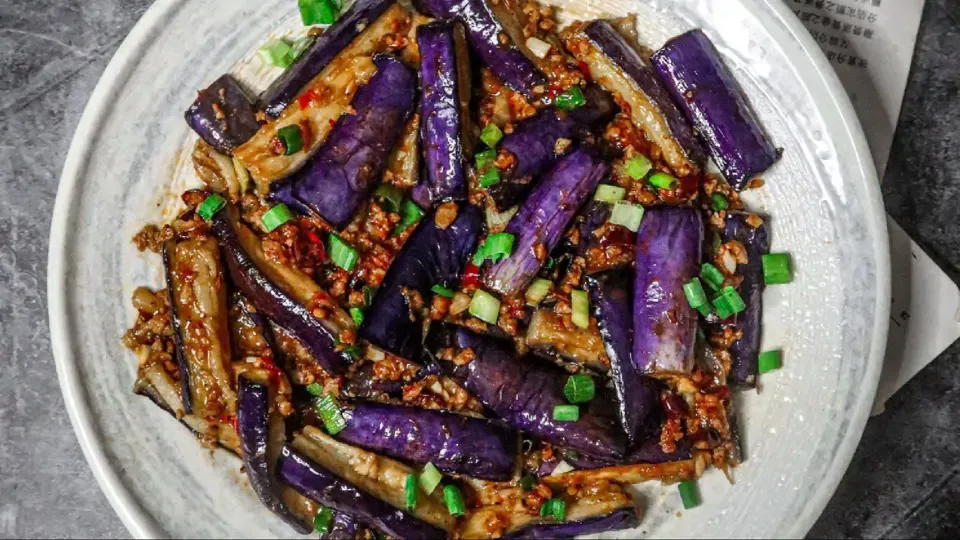 Chez Jorge Taiwanese Vegan Cuisine: Fish Fragrant Eggplants