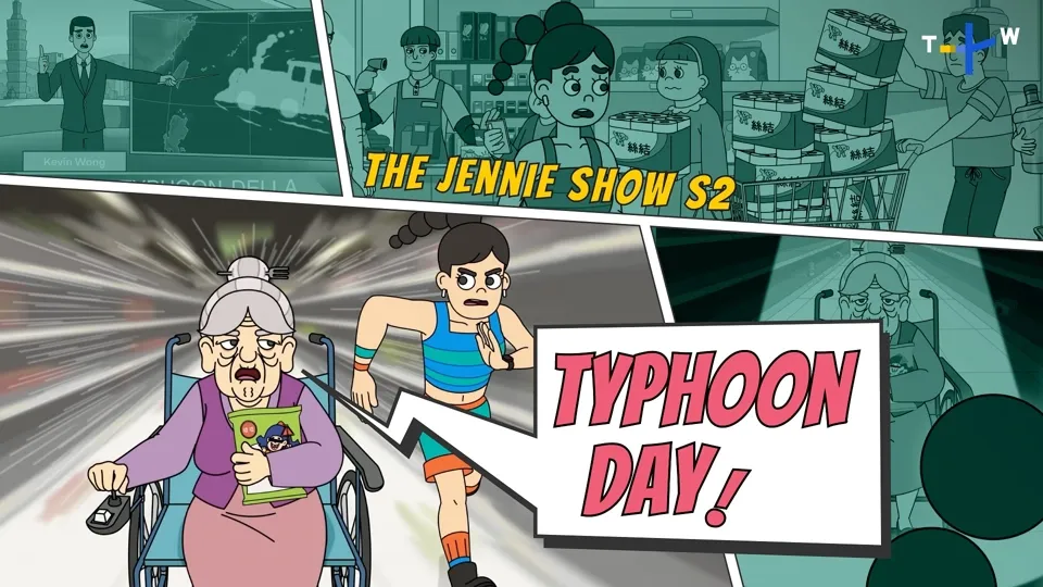 Typhoon Day Supermarket Showdown - The Jennie Show Ep4