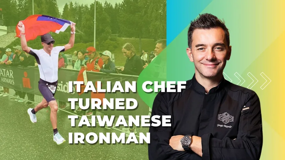 Meet This Italian Chef Turned Taiwanese Triathlete! - Anything Goes With JL Ep6