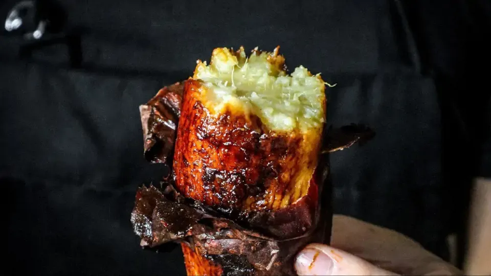 Chez Jorge Taiwanese Vegan Cuisine: Frozen Baked Sweet Potato