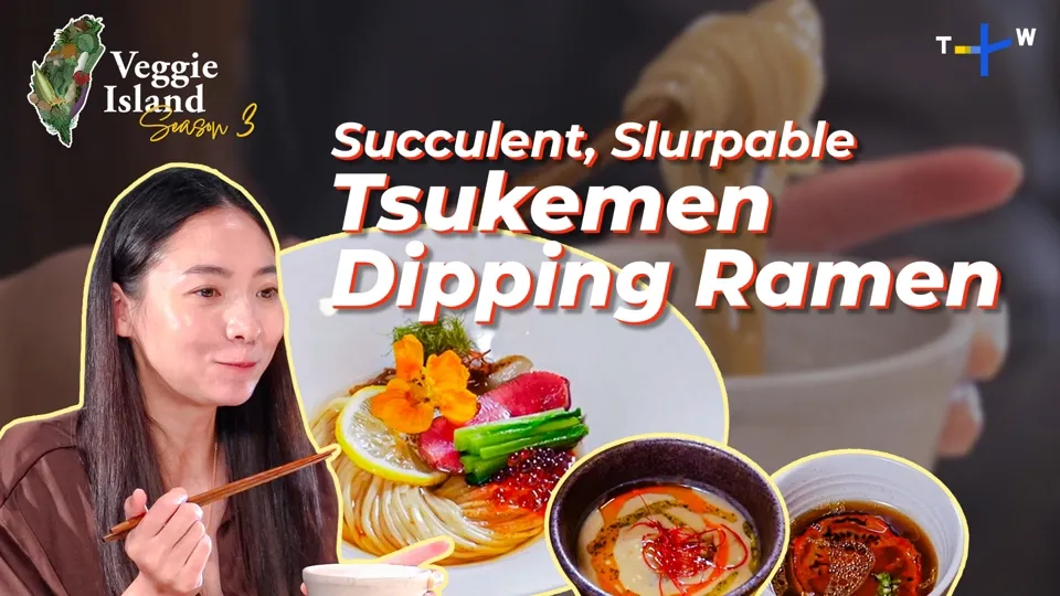 Who Knew Vegan Tsukemen Could Taste This Good??-Veggie Island Ep. 1-1