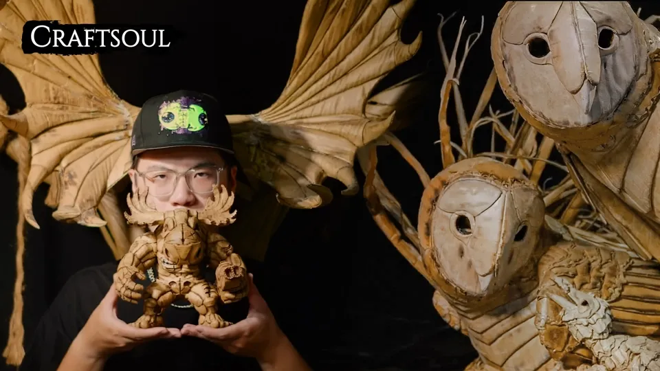 Turning Cardboard Boxes Into Fascinating Sculptures-Craftsoul Ep. 3